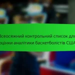 Всеосяжний контрольний список для аналізу даних гравців у Південній Кореї